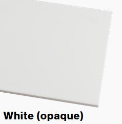 White Opaque COLORHUES 1/8IN - Rowmark ColorHues